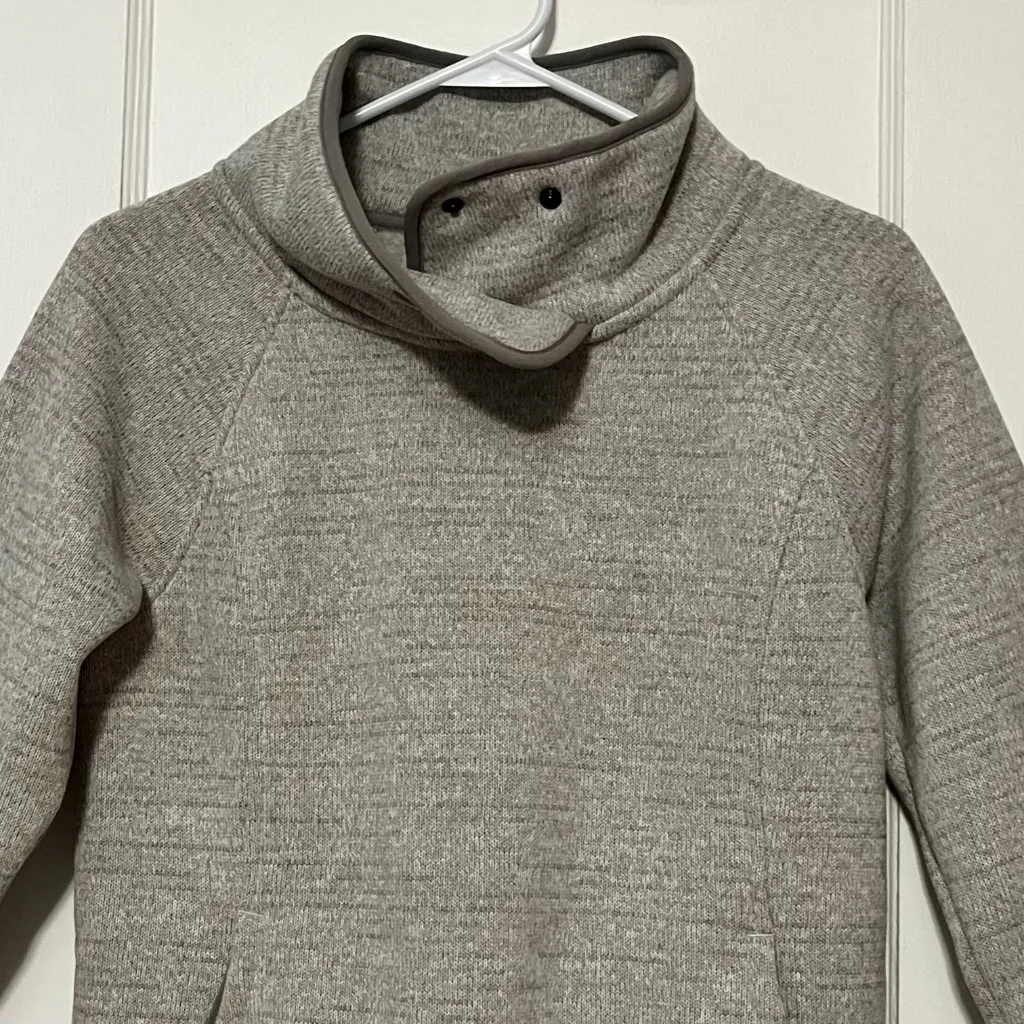 Prana NWT thermal threads tunic jacket sweatshirt grey size XS kangaroo pocket - Image 7