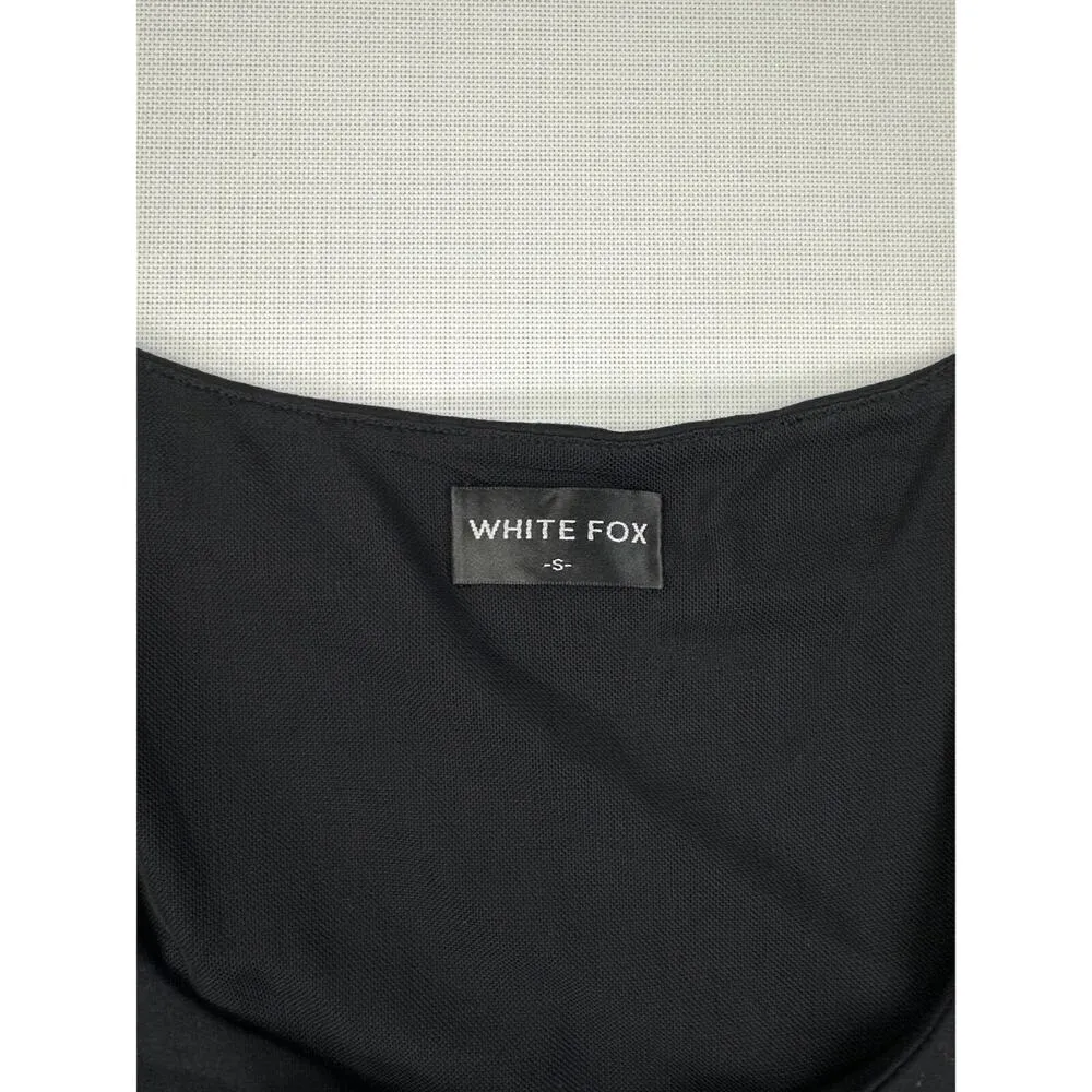 White Fox boutique - Your Revolution Long Sleeve Mini Dress in Black - Image 3