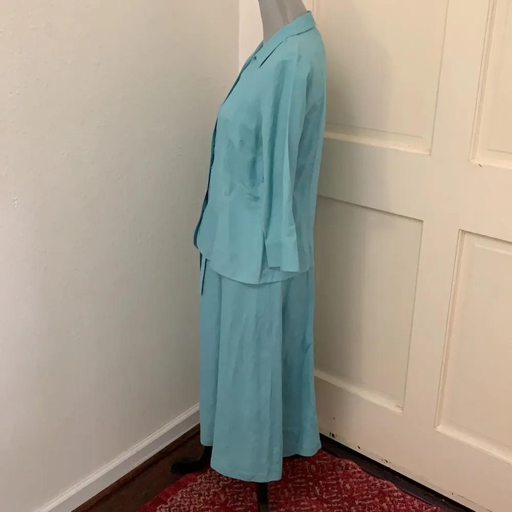 Petite Sophisticate 2 piece suit dress jacket 10 P 10 petite 10P blue New NWT - Image 4