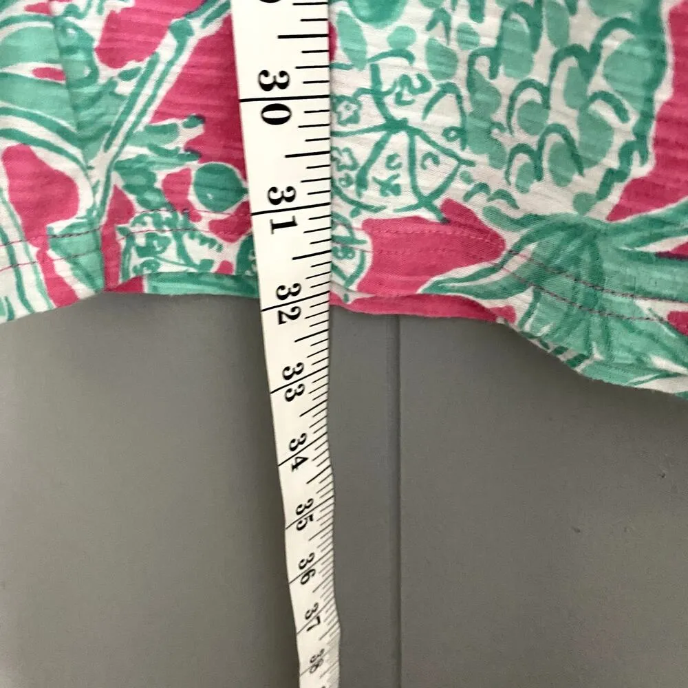 Lilly Pulitzer Cassie Pink Scorpion Bowl Holy Grail Knit Preppy Mini Dress S - Image 4