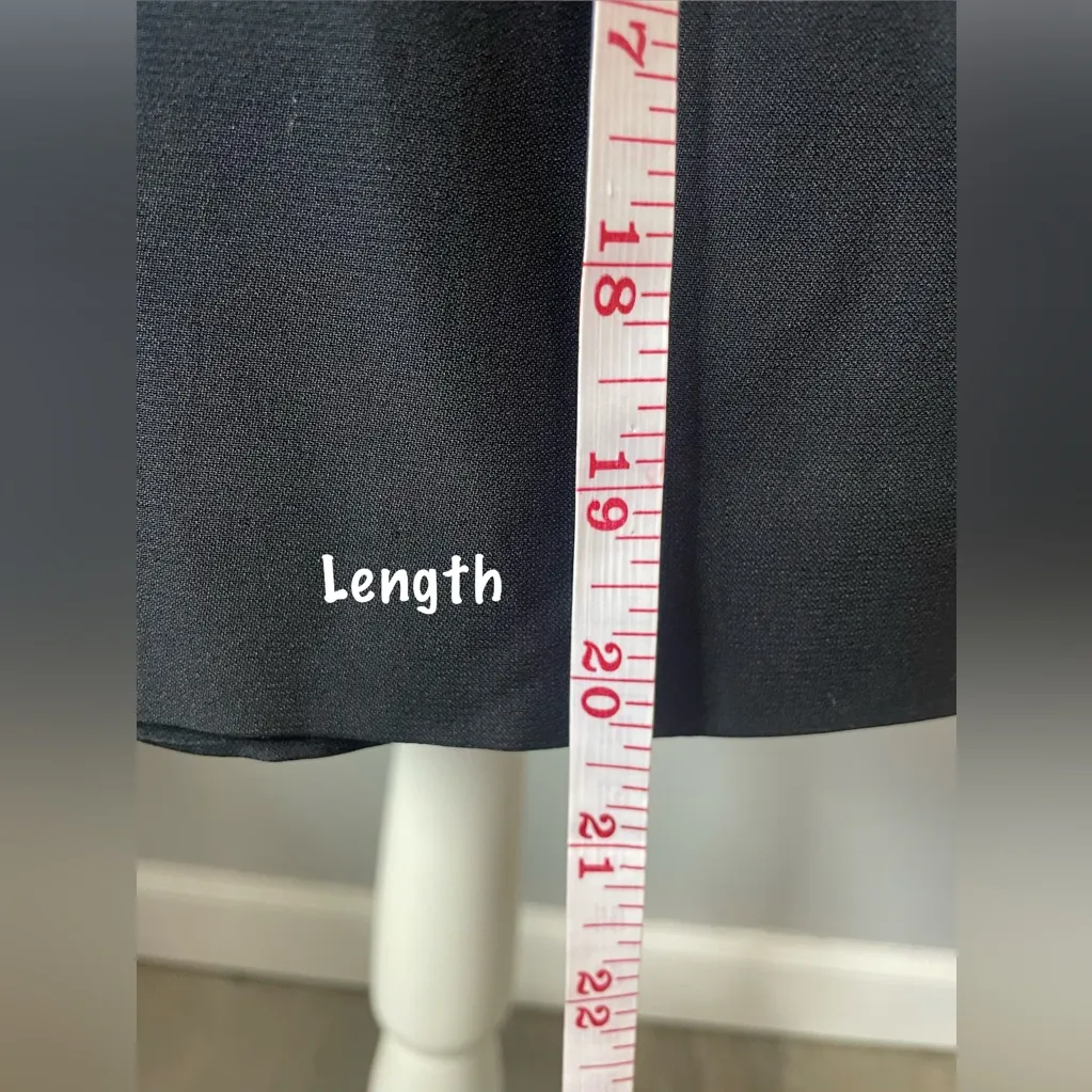 Vintage Giorgio Armani Black Tailored Pencil Skirt Italian Luxury - Image 3