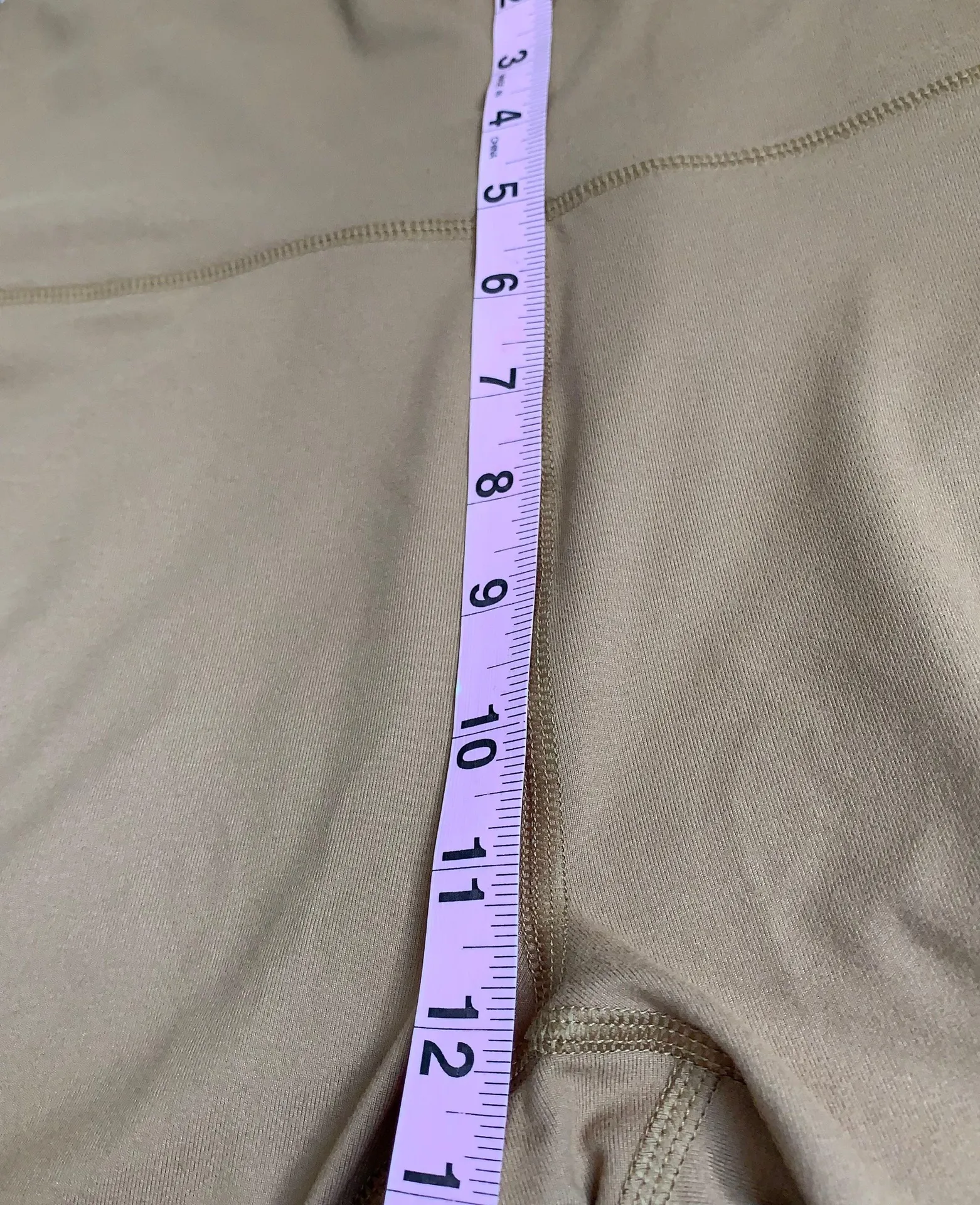 Core 10  Women's High-Waist Crop Leggings Camel brown Medium - Image 10