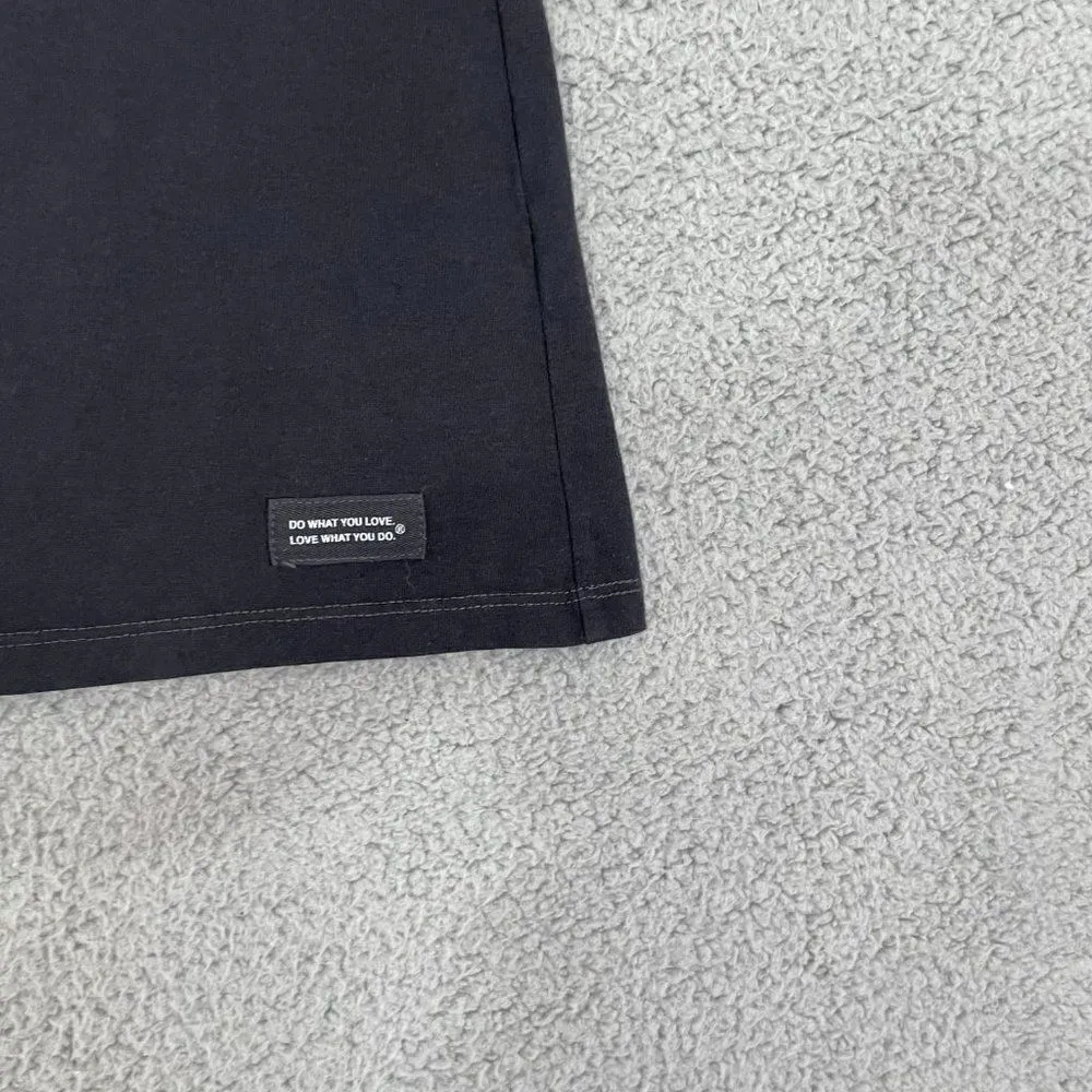 Life Is Good Crusher Tee Womens M Black Hug Me I'm Vaccinated Short Sleeve Shirt - Image 2