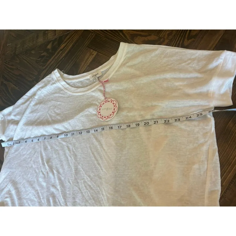 Umgee Oversized Heathered Lace Boxy Sheer Cottagecore Top Women Medium Western - Image 5