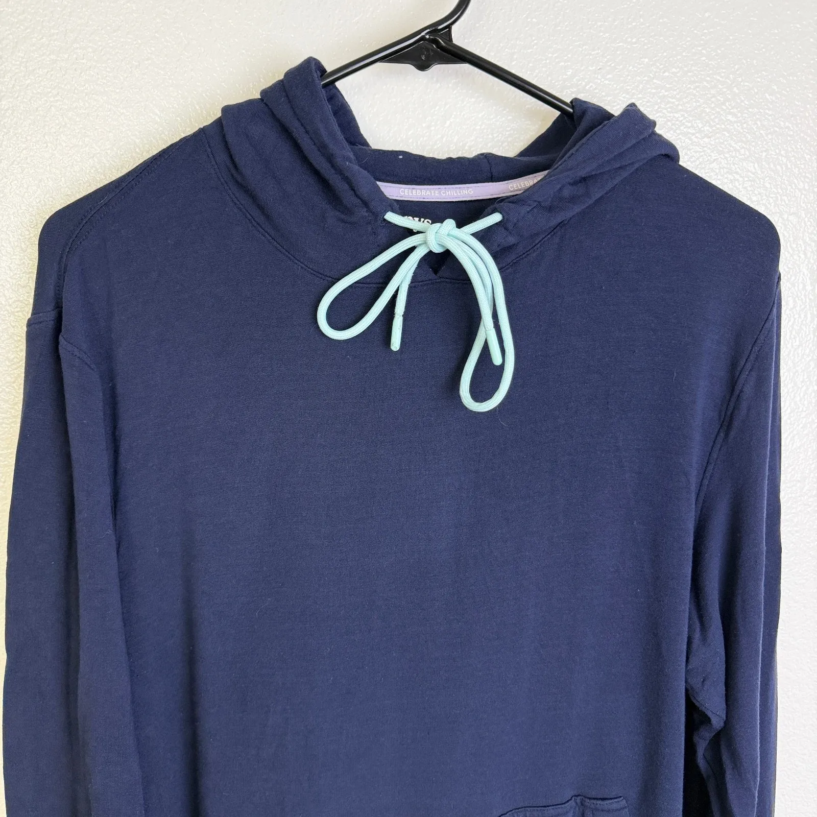 Jambys House Hoodie XS Blue Pullover Soft Cozy Lounge Comfort Drawstring * - Image 6