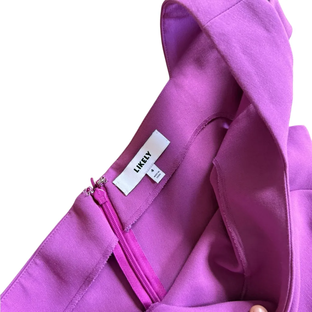 Likely Packard One Shoulder Dress in Purple - Image 7