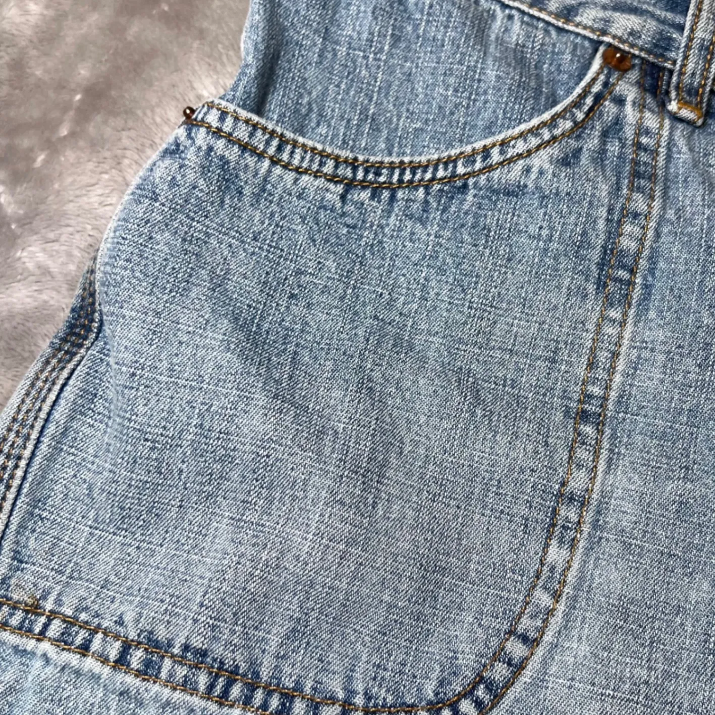 Ralph Lauren Polo Jeans Company Jean Shorts Womens 8 Blue Denim Casual Summer - Image 8