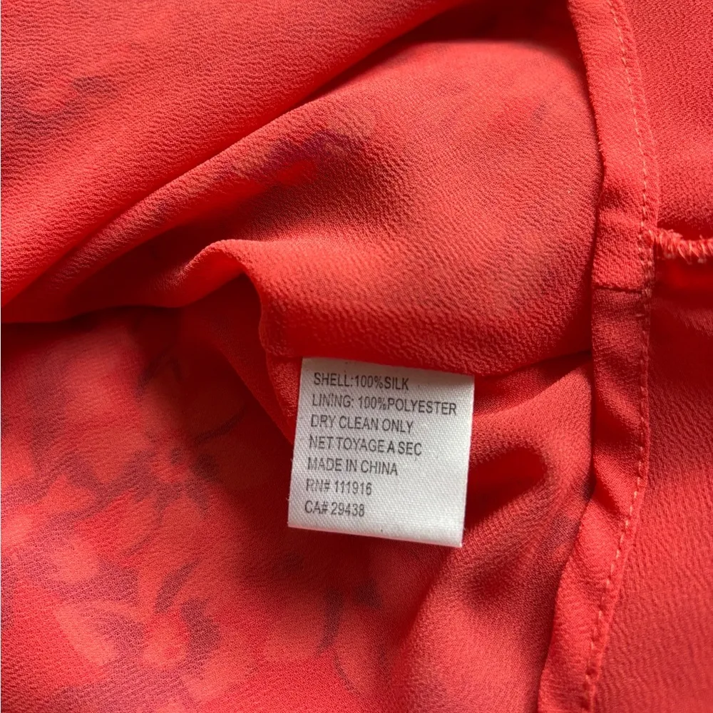 Yumi Kim 100% Silk Floral Skirt Size L - Image 10