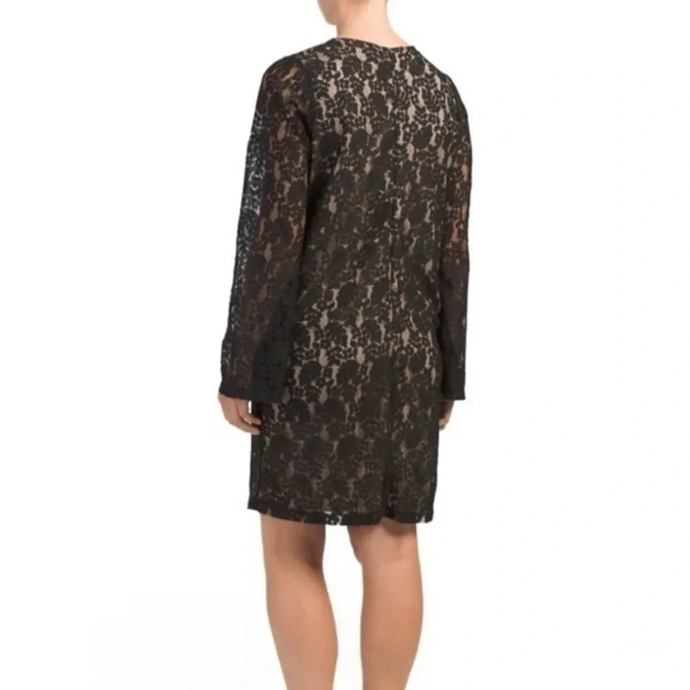 Alison Andrews  • NWT Black Lace Placket Dress - Image 2