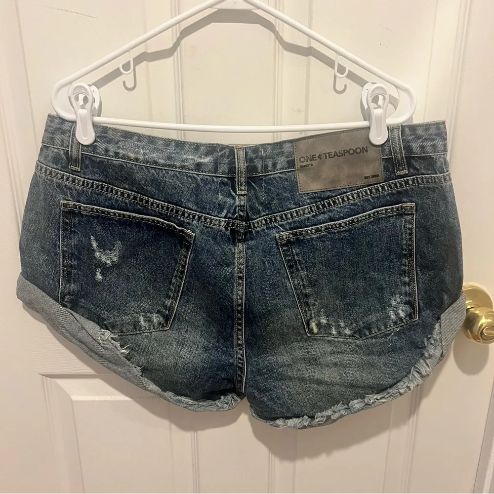 NWT  Bandits Low Waist Denim Shorts - Used Blue size 32 women's - Image 15