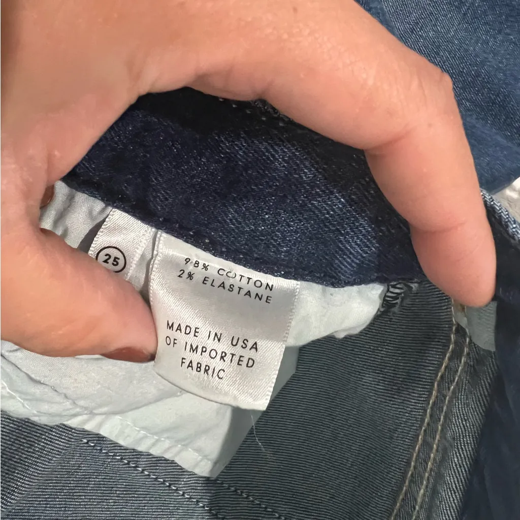 New GRLFRND Yasmin Jeans In Joan Jett Wash Button Fly‎ Size 25 - Image 10