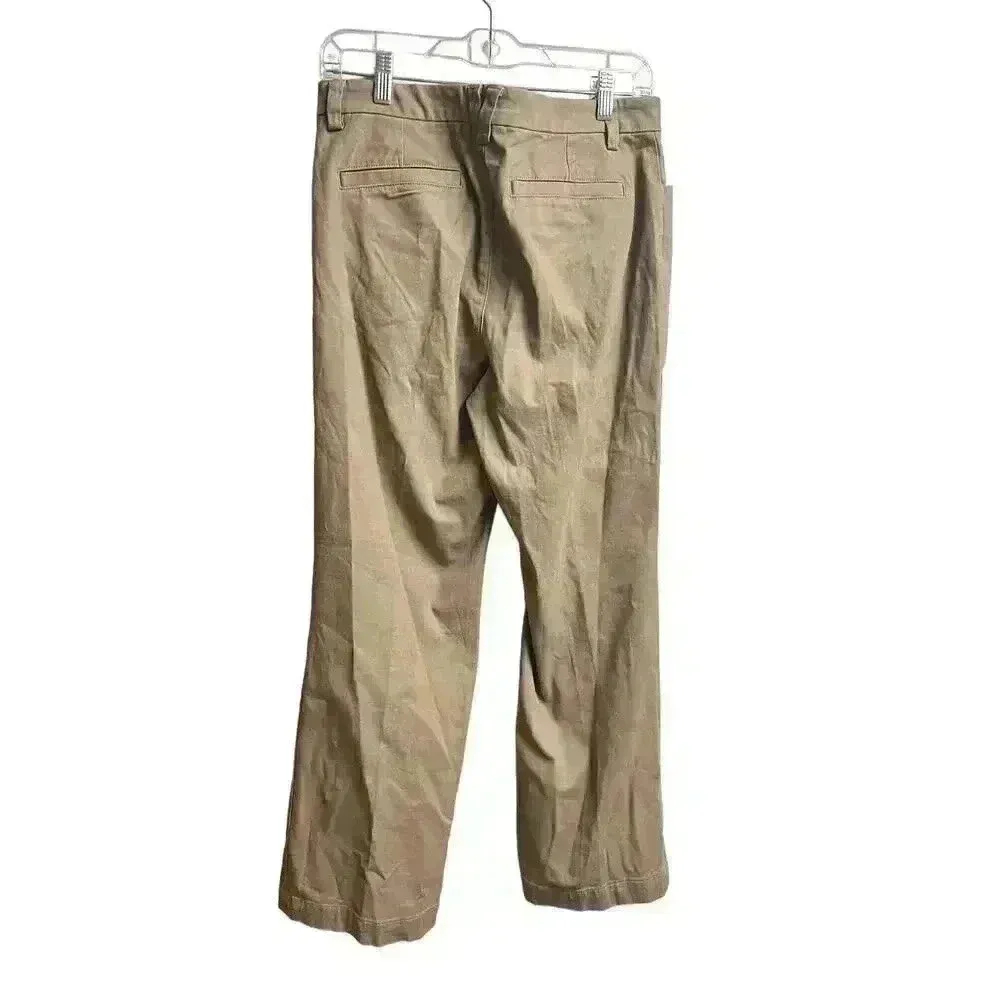 Duluth Trading Co. Women's Workday Warrior Chino Trousers Pants 8x29 Khaki Tan Size 28 - Image 8