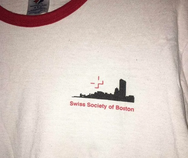 ❤️PRICED TO SELL❤️ CLOSET CLEAR OUT WHITE/RED BASEBALL TEE STYLE HOSPITAL PROMOTIONAL GRAPHIC TEE - Image 2