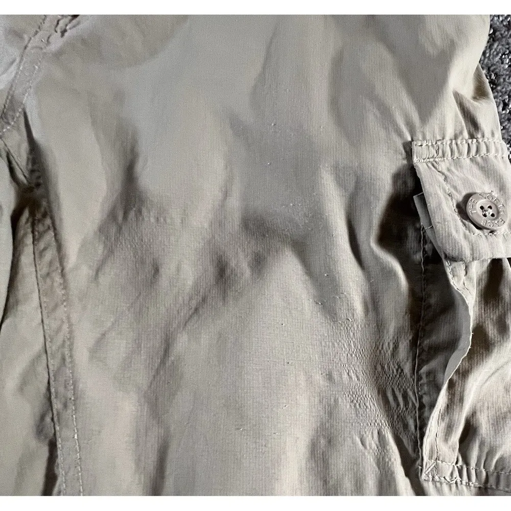 The North Face Womens Convertible Cargo Hiking Pants Sz 10 Beige Zip-Off Outdoor - Image 14