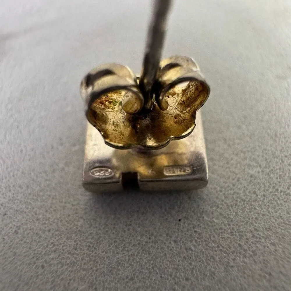 Gucci G Logo‎ Sterling Silver Pierced Earrings - Image 10