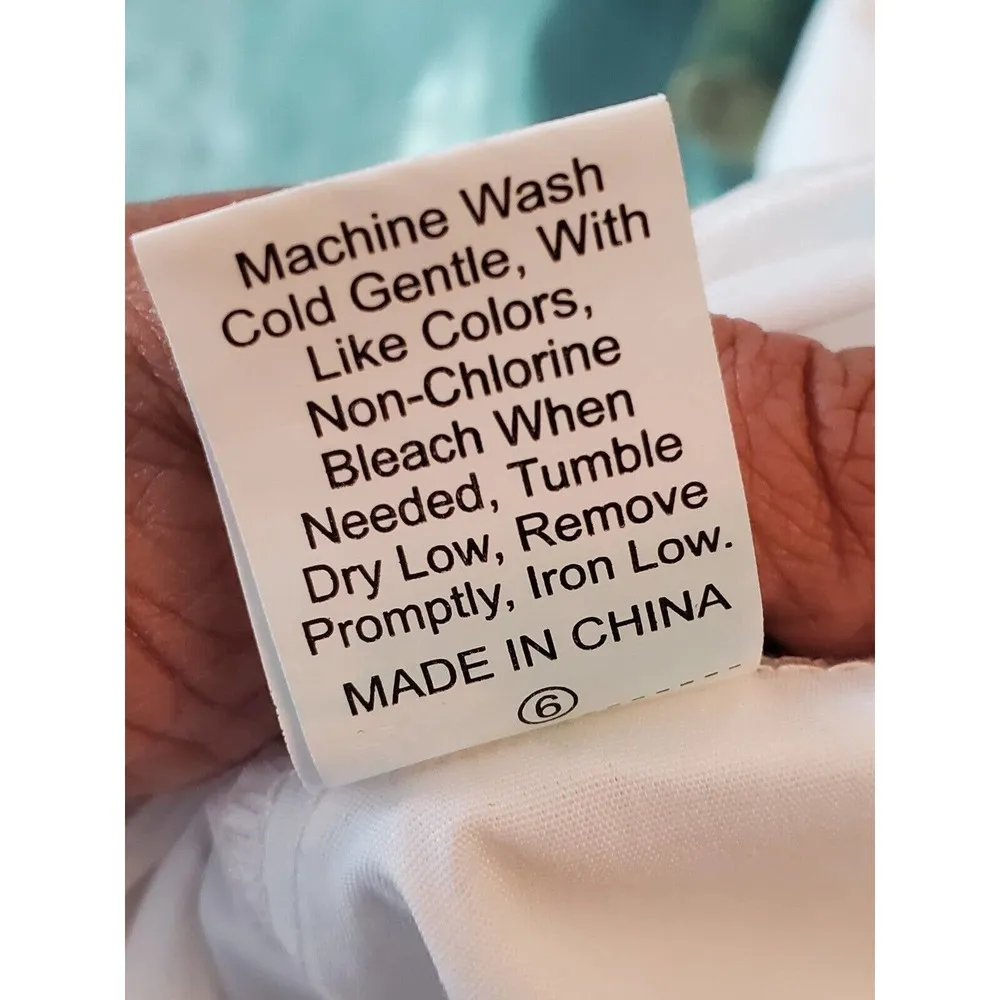 SHEIN Curve Women Black & White High Neck Long Sleeve Knee Length Dress Size XL - Image 13