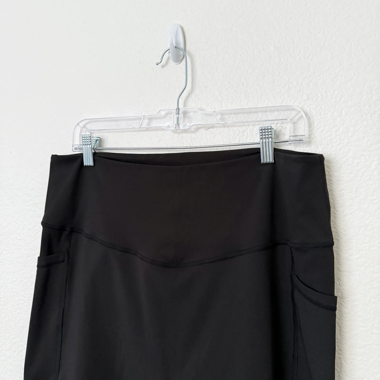 [Popflex] Black Supersculpt Booty Short High Rise Workout Pockets Bike Short 3X - Image 10