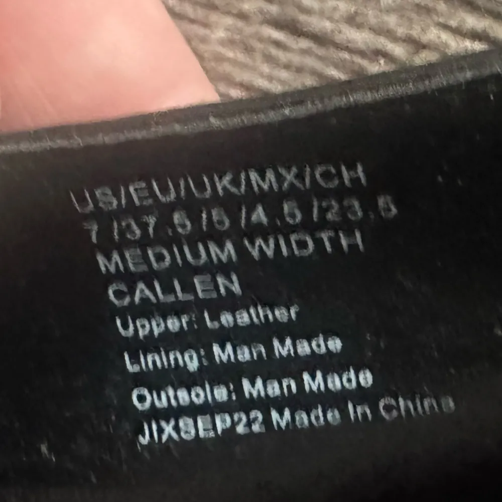 NEW Kenneth Cole Callen Slingback black Leather Pointed flats Shoes Heels Size 7 - Image 7