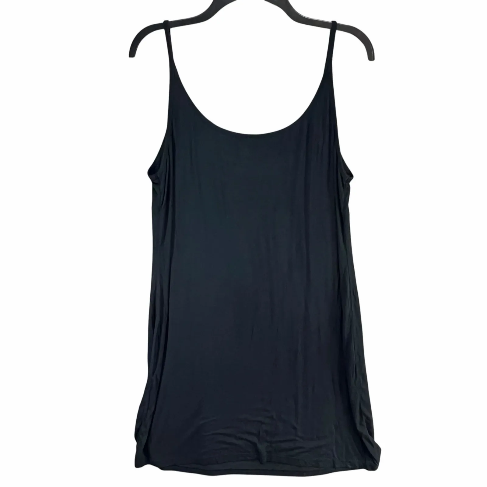 Soma Cool Nights Sleep Dress Womens XL Black Soft Bamboo Modern Lounge Comfort - Image 6