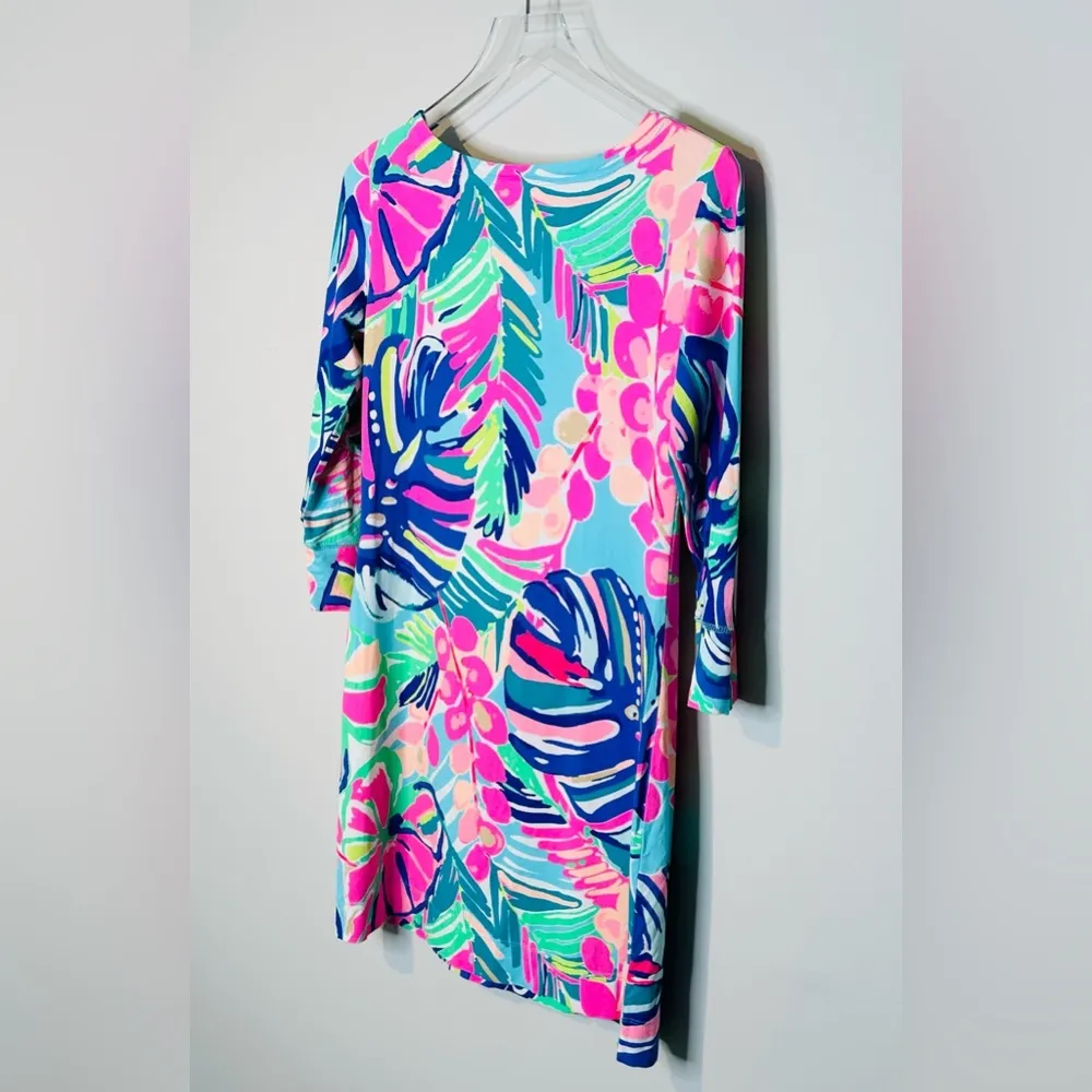 Lilly Pulitzer Sophie Exotic Garden Floral Tropical Print Knit Dress Size S - Image 8