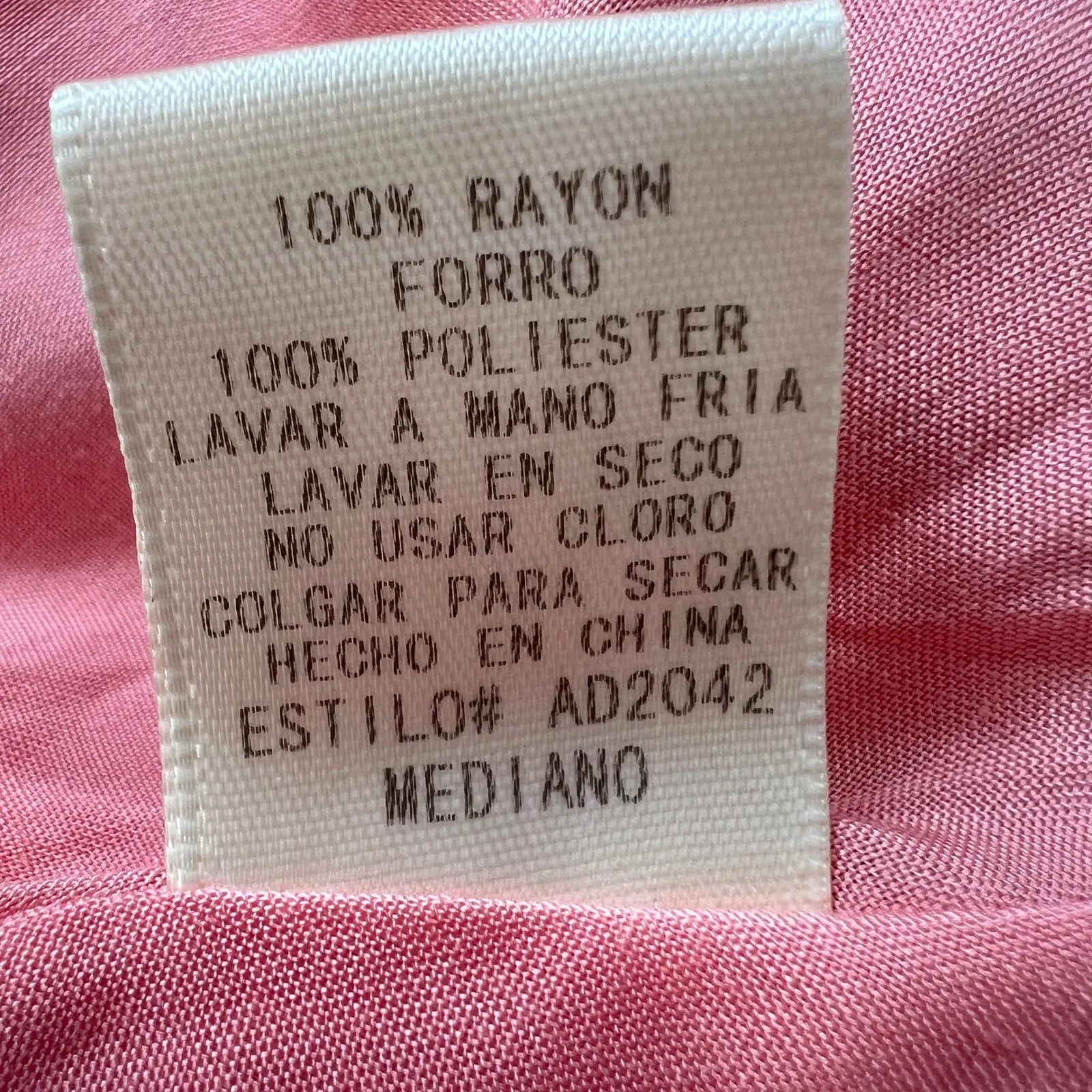 Everly Floral Maxi Dress M‎ Pink Sleeveless Boho V-Neck Side Slit Summer Casual - Image 7