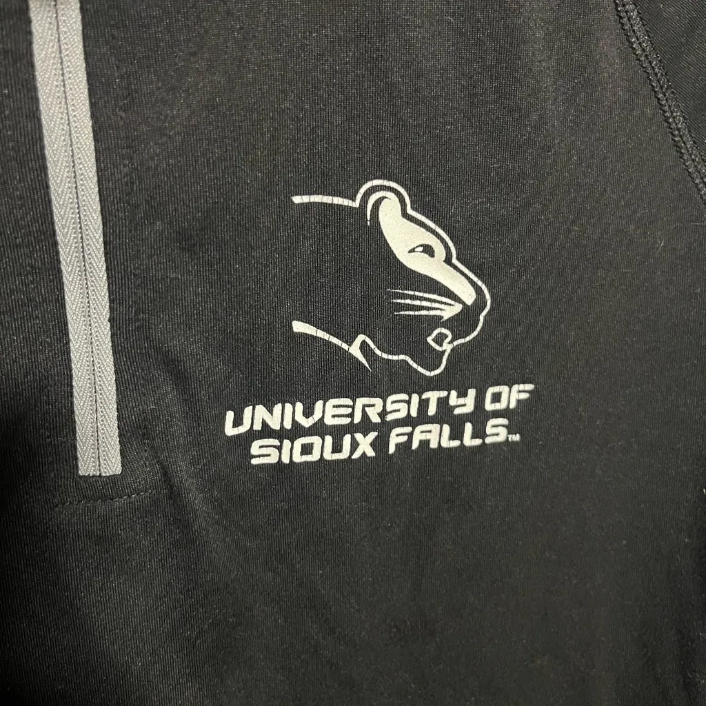 University of Sioux Falls Under Armour Black Loose Fit Top - Image 3