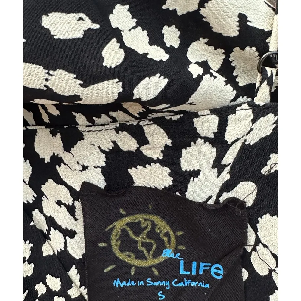 Blue Life Sexpot Corset Crazy Cheetah V Neck Mini Dress Small - Image 5