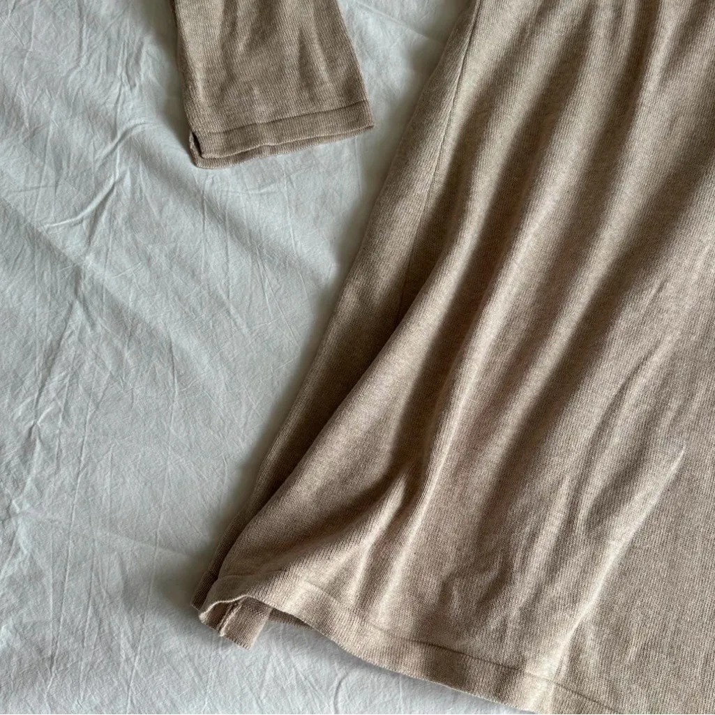 Djerf Avenue Getaway Dress Sand - Image 3