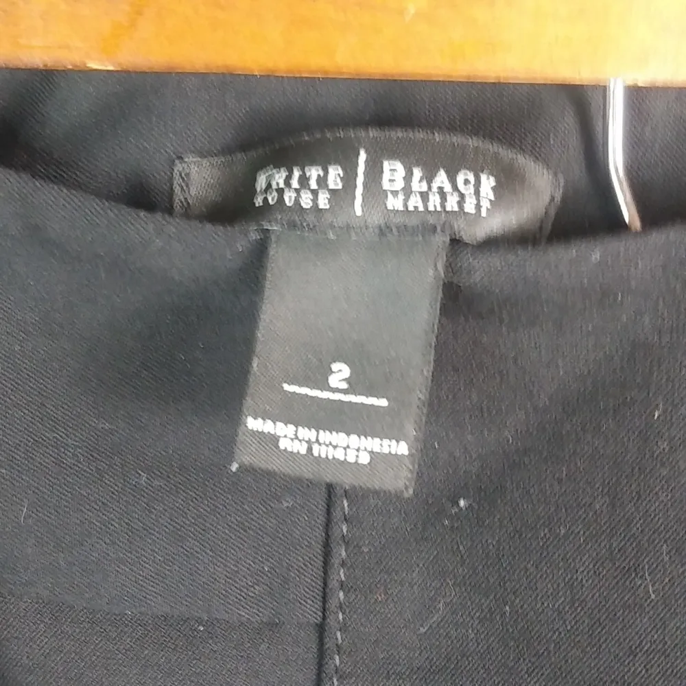 WHBM 2 Black Below Knee Skirt Funeral - Image 2