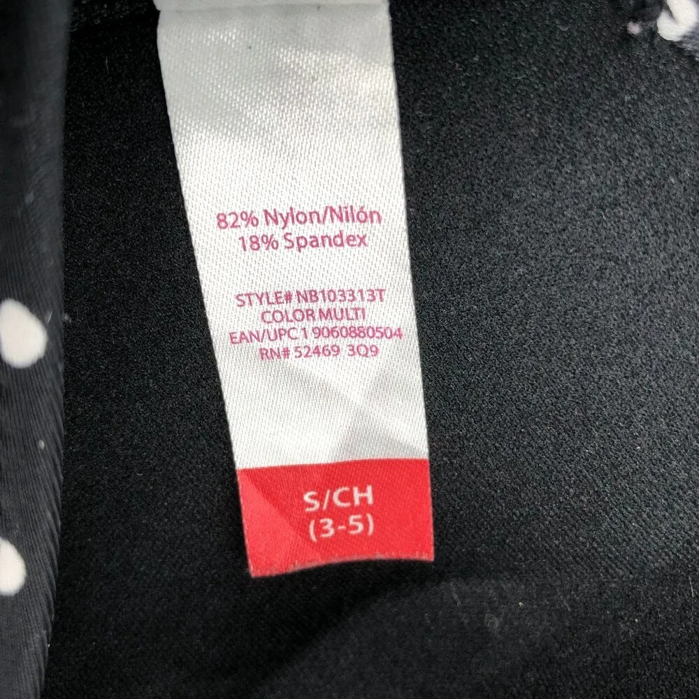 No Boundaries Bikini Top Molded Cups Padding String Ties Polka Dot Black White S - Image 4