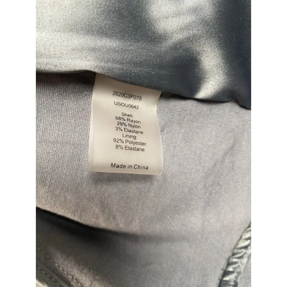 Universal Standard Miranda Smoking Jacket Gray Blazer Size XS ($215) Office - Image 7