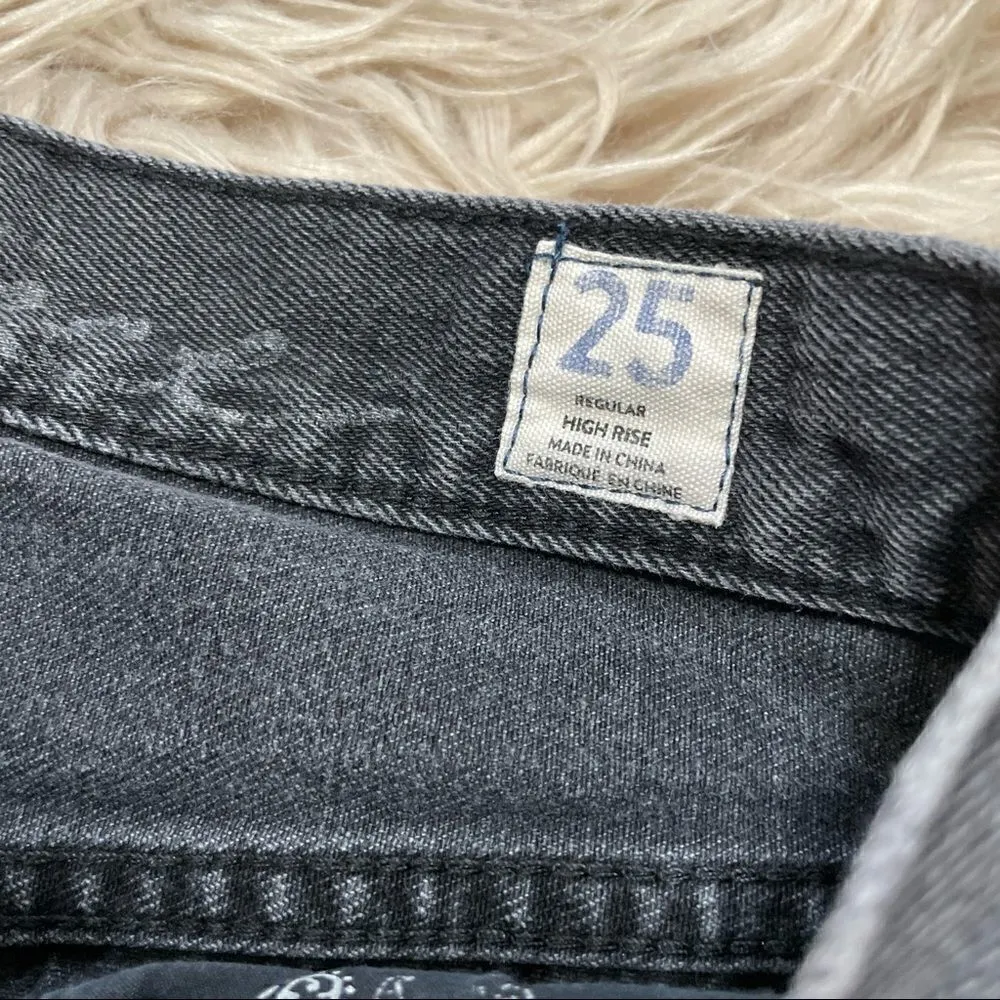 We the free distressed button fly jeans size 25 - Image 3