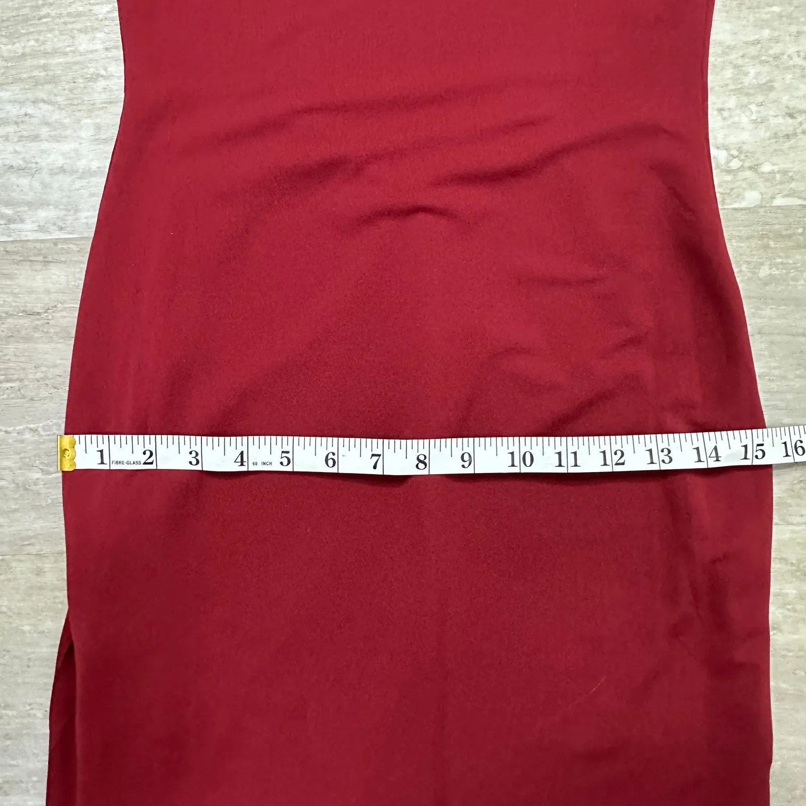 Meshki Dark Red Keren Open Back Maxi Dress Size XS Long Sleeve Backless Cocktail - Image 10