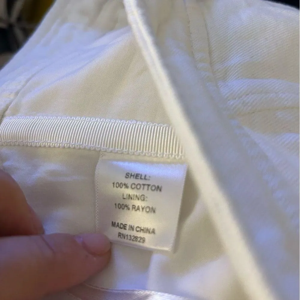 Lovers and Friends Revolve Brighton Crop Top in Bone White Size Small - Image 5