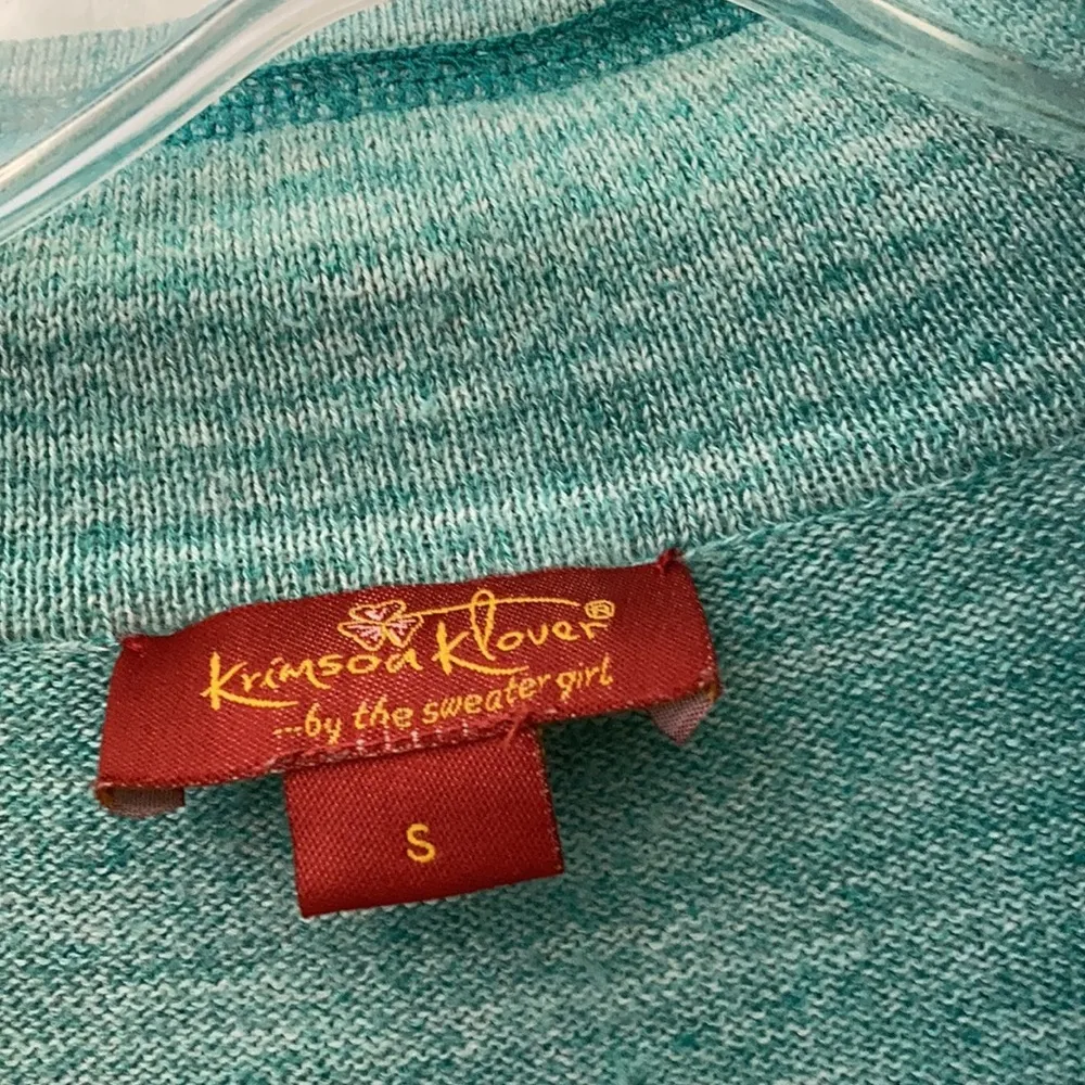 FINAL MARKDOWN Krimson klover zip front sweater small - Image 3
