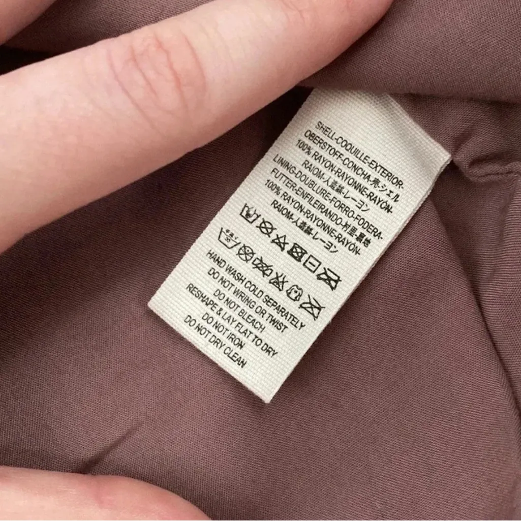 Free People Gray Zip Up Skirt Size 6 - Image 3