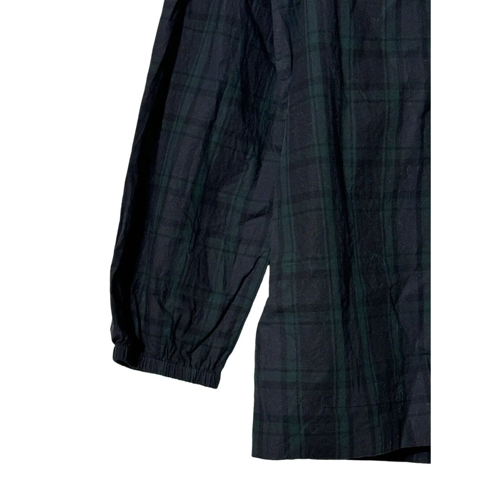 J.Crew Black Label Medium Plaid Velvet V - Image 5