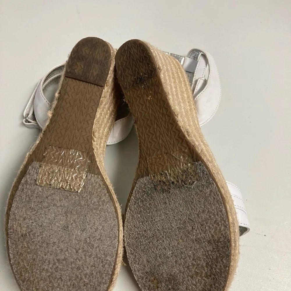 MICHAEL MICHAEL KORS,Women’s EspadrillesWedgeHeels‎ White Size undefined - Image 7