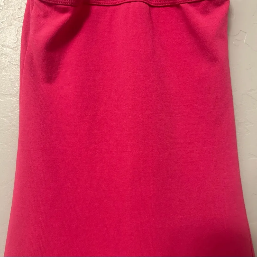 BKE hot pink racerback lace back camisole Y2K tank top size XS - Image 11