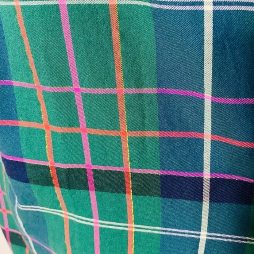 TALBOTS Christmas Plaid Shirt - Image 6