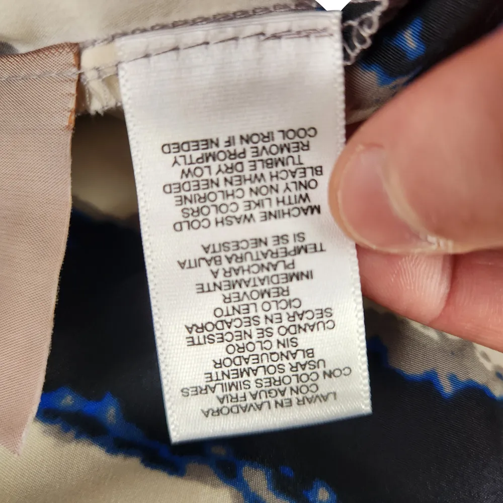 DAISY FUENTES Womens XL Drop Tie Front Elastic Waist Sleeveless Striped Dress - Image 13