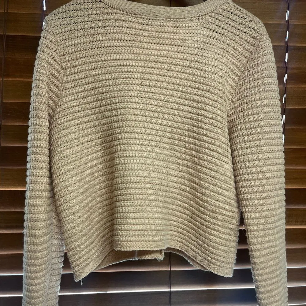 AND NOW THIS Chunky Cable Knit Cardigan | Size M Cozy Sweater Jacket Size M - Image 2