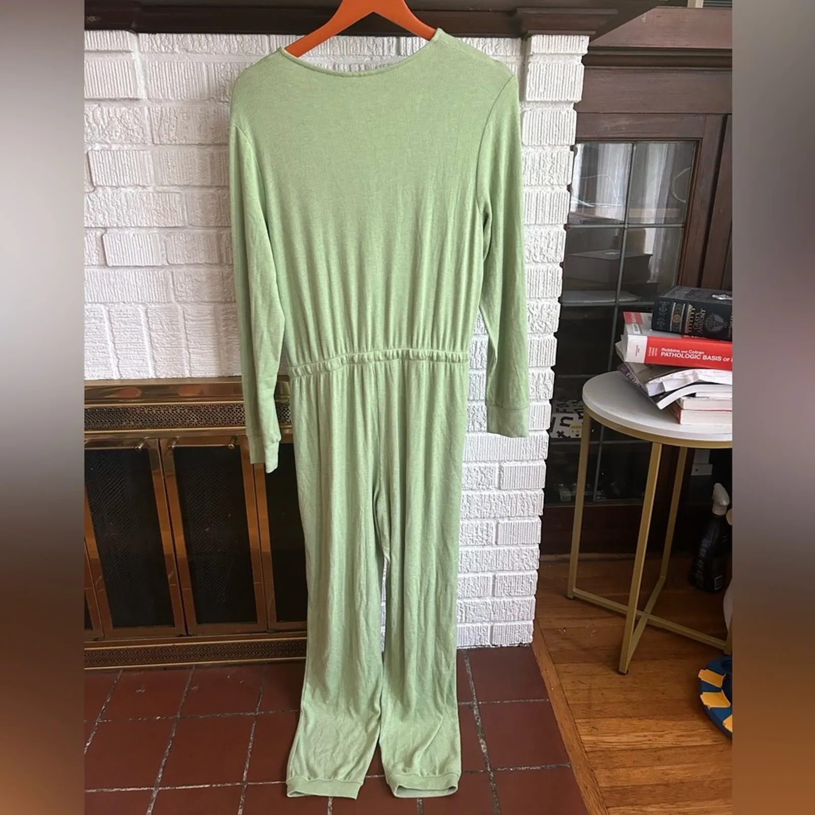 Roller Rabbit Agatha Jumpsuit‎ Ribbed One Piece Jade Green NWT Size M - Image 3