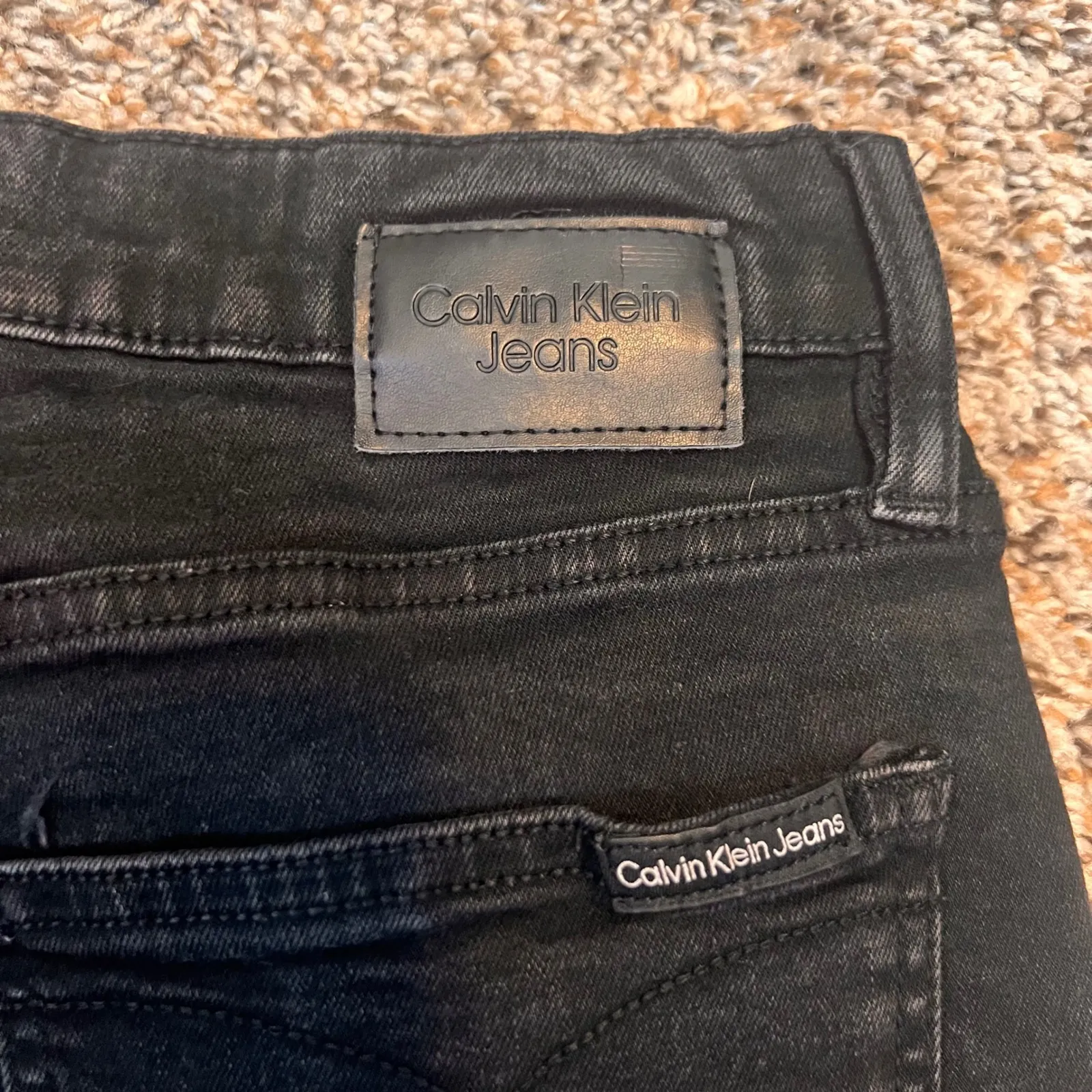 Calvin Klein Jeans Women High Rise Skinny Black Denim Pants Size‎ 10 30 - Image 8