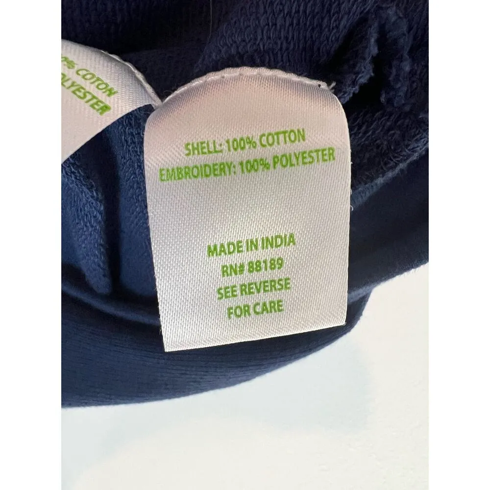 Lilly Pulitzer Rami Embroidered Navy Sweatshirt Large - Image 7