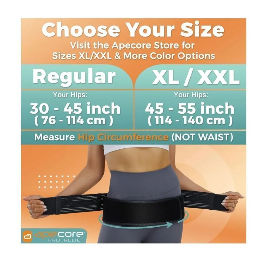 NEW Posture Corrector Adjustable Back Brace, Breathable Back Support Regular Black Size undefined - Image 3