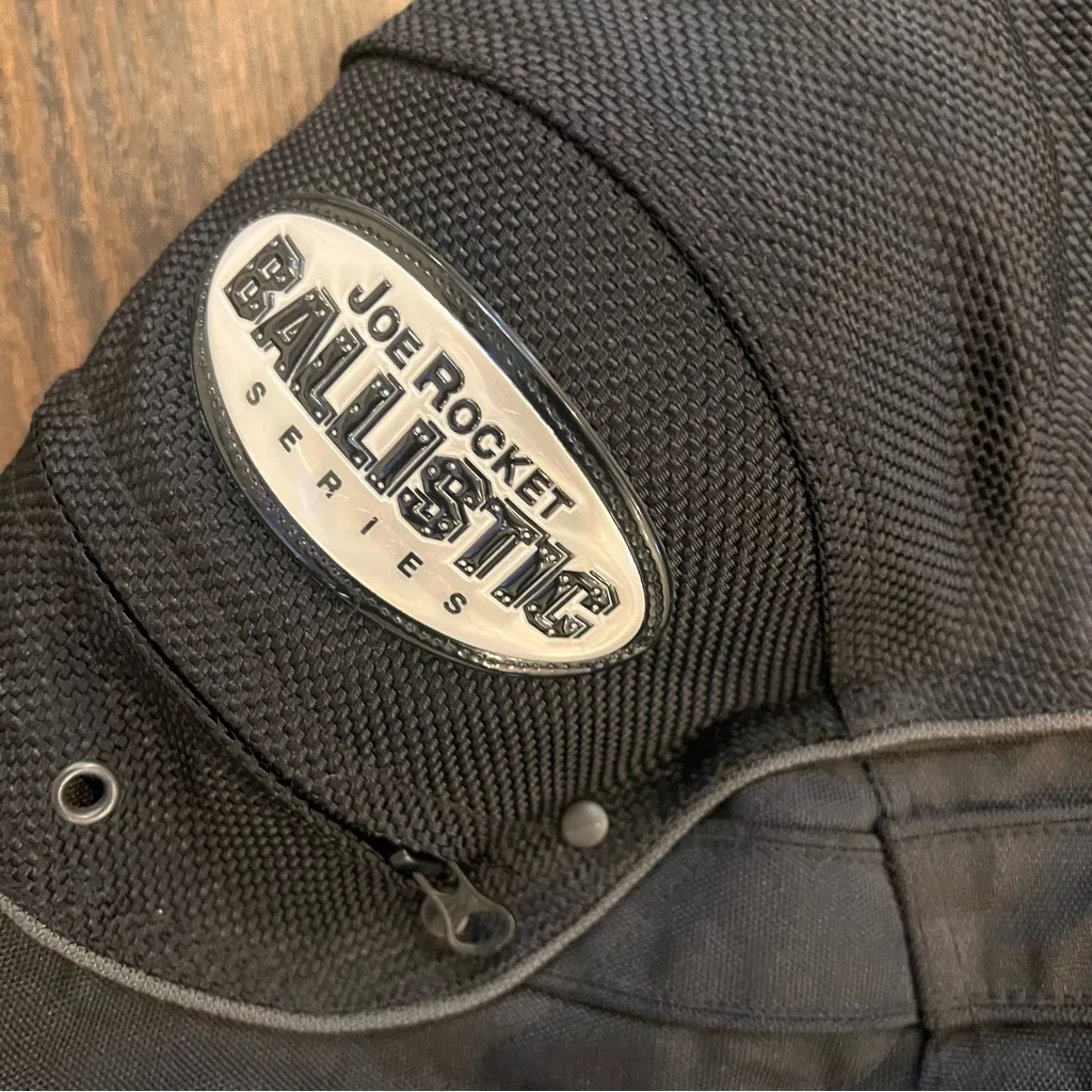 Joe Rocket Black Ballistic Enforced Motocycle Jacket Brown - Image 2