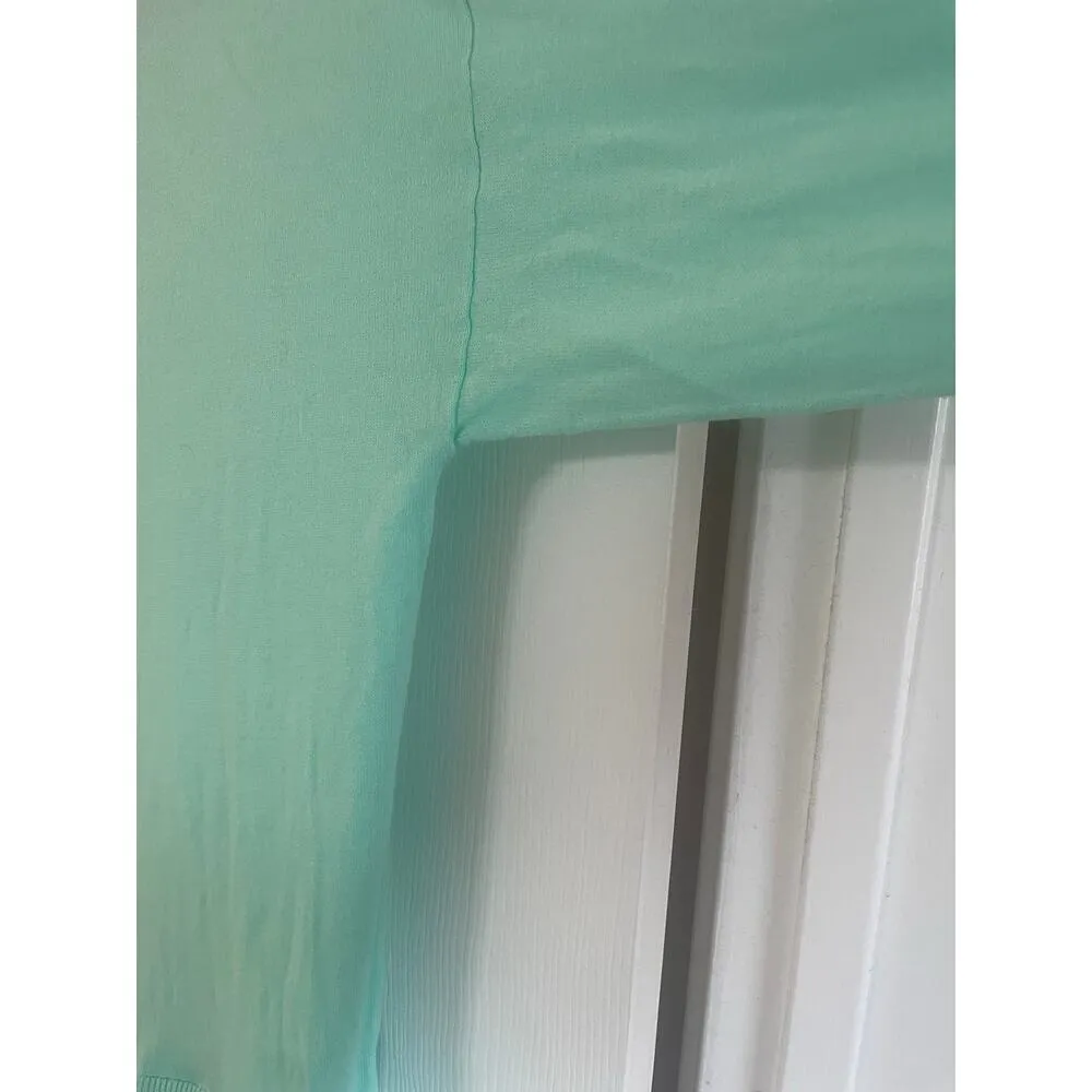 Crown & Ivy Size Large Thin Knit 3/4 Sleeve Shirttail Tiered Ruffle Sweater - Image 13