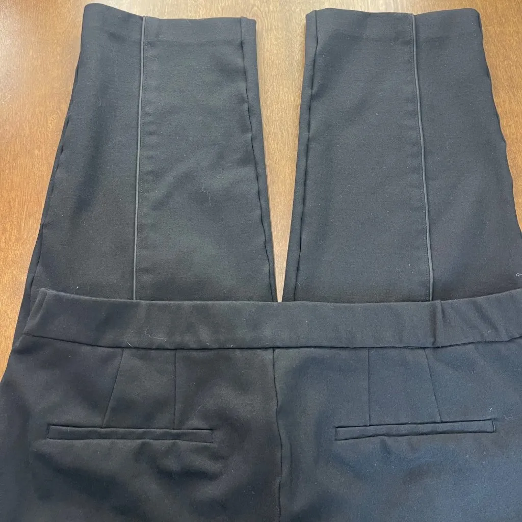 Eloquii Dress Pants Women's Plus Size 18‎ SHORT Black Piping Detail Professional - Image 11