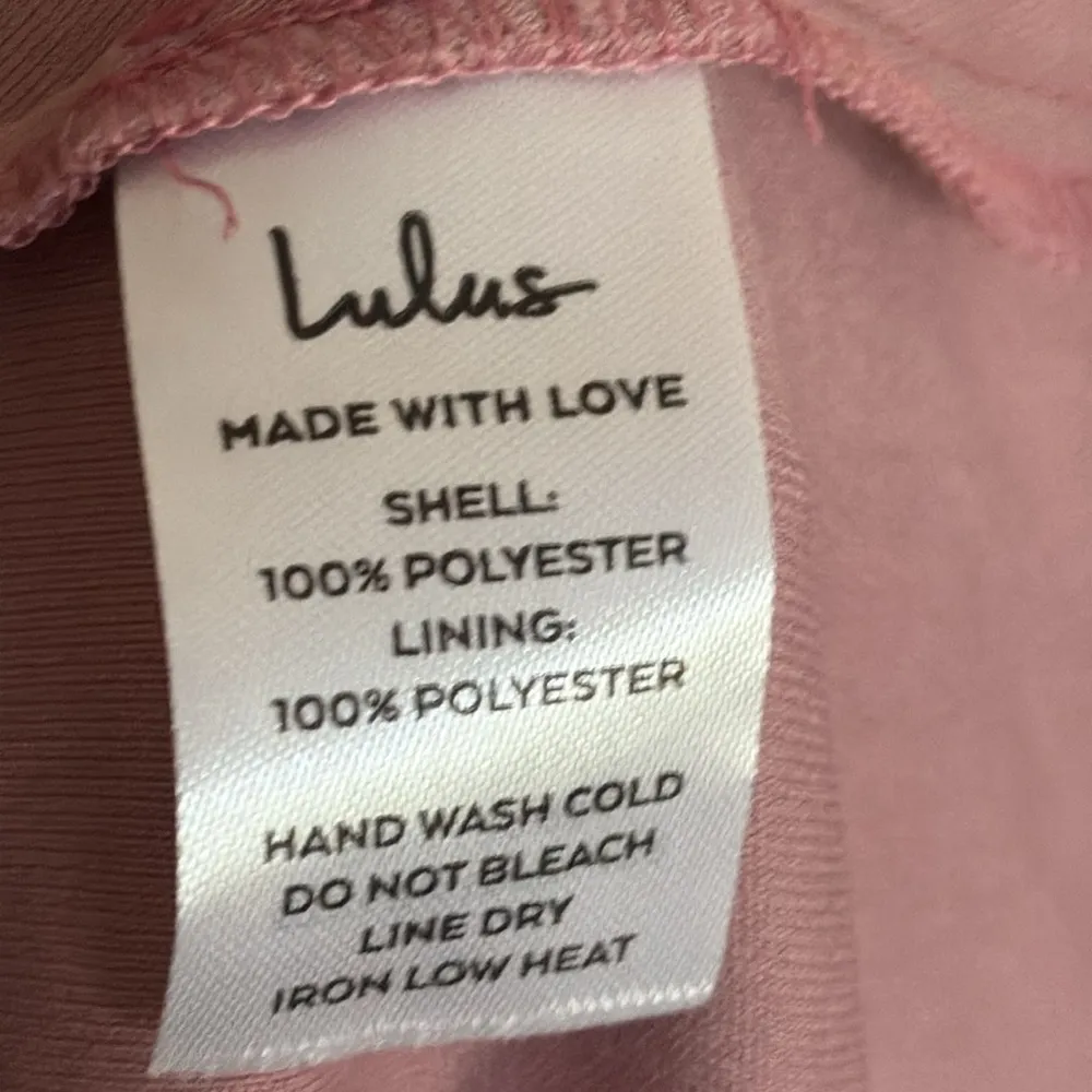 New Lulus Real Romantic Light Rose Satin Strapless Maxi Dress Size S - Image 12